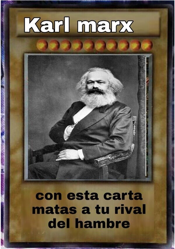 Carta de Karl Marx - meme