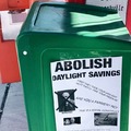 Abolish daylight savings. You are not a farmer