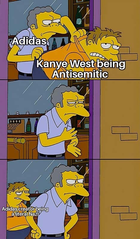 Adidas and Kanye West - meme