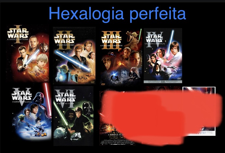 Hexalogia perfeita - meme
