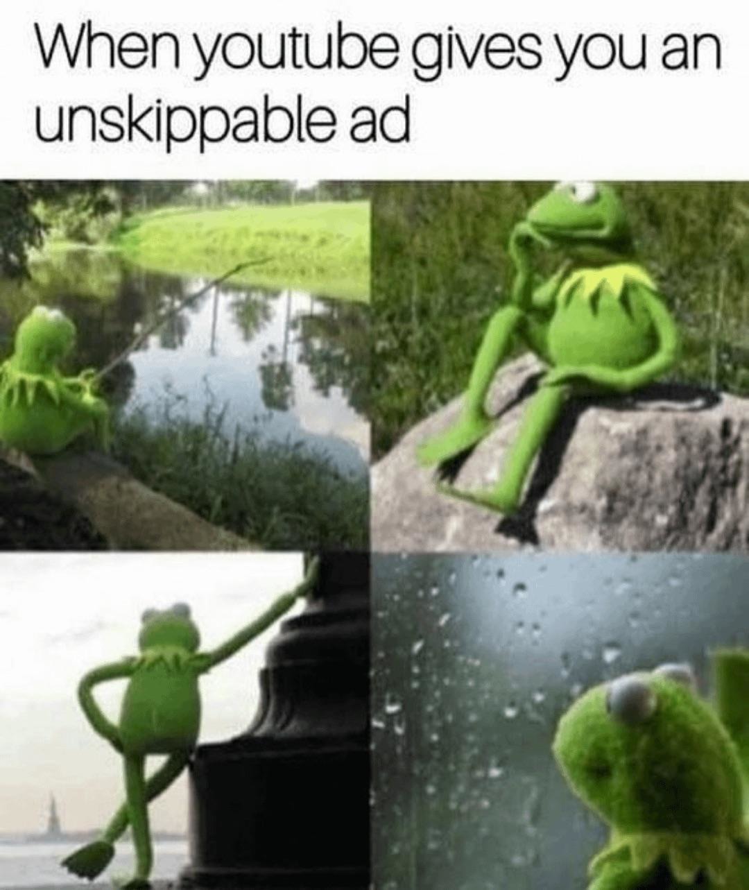 Waiting for the ads to end like - meme