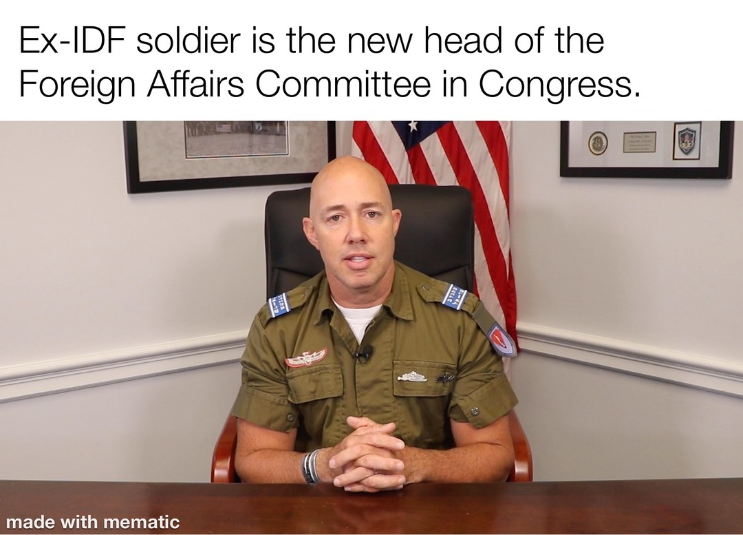 My gut says he’s an Israel first guy not a MAGA guy. - meme