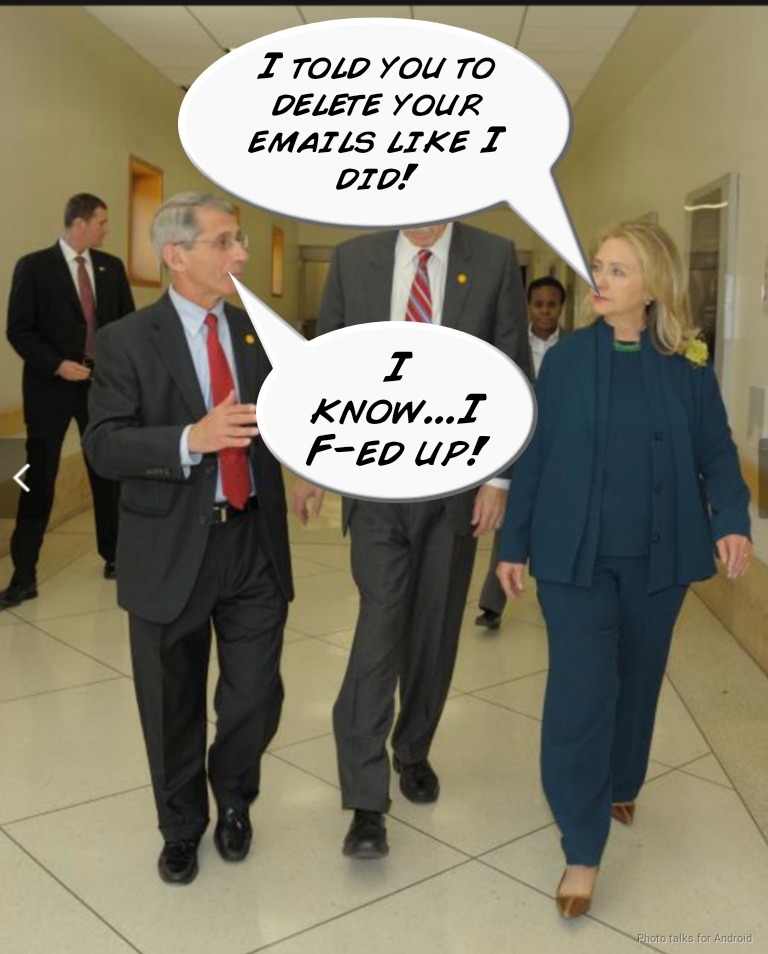 Hillary gives Dr. Fauci advice - meme
