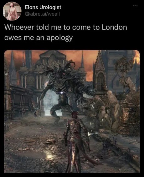 London vibes - meme