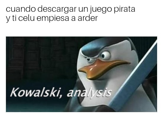 Juegos piratas - meme