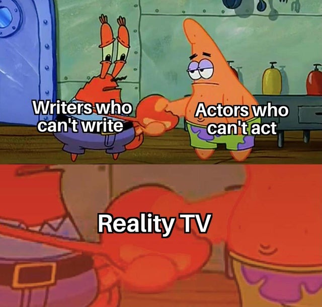 The truth about reality TV - meme