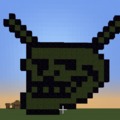 el logo de memedroid que hice en minecraft :memedroid: