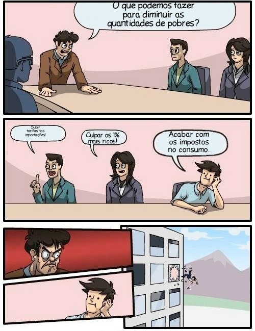 Como assim DIMINUIR IMPOSTOS?! CÊ TÁ MALUCO?! - Governo Federal - meme