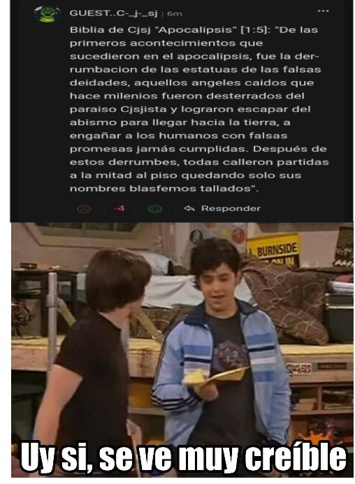 Uy si se ve muy creible - meme
