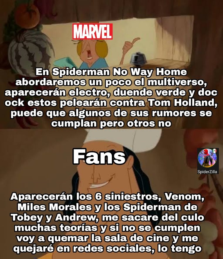 Spiderman No Way Home - meme