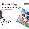 Arin Hanson vs Sonic Fans meme