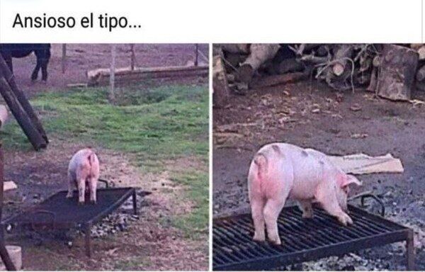 Ansioso el tipo, pero con estilo - meme