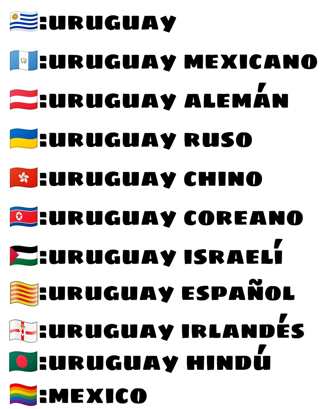 Uruguay - meme