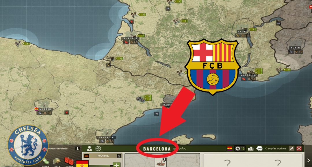 El titulo es culé y se fue a jugar call of war - meme