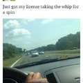 he wont have the license for long
