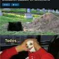 Cadáver en cementerio :(