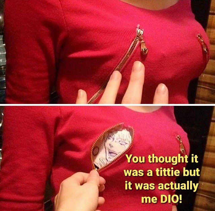 Dio titties - meme