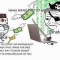 manga piracy go brr meme