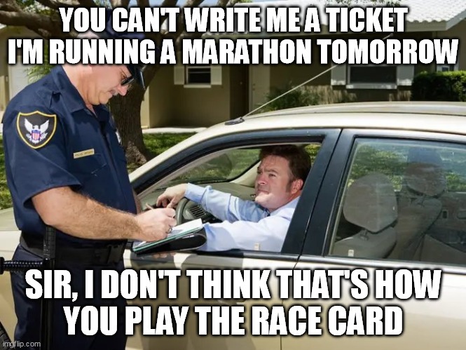 Race card - meme