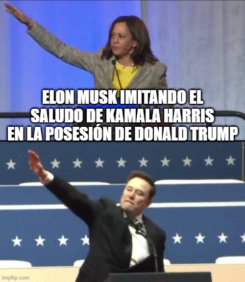 Meme del saludo romano de Elon Musk