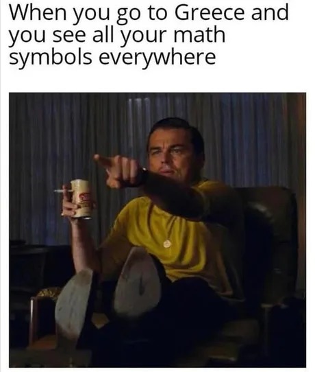 Greek maths - meme