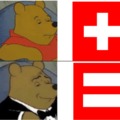if Switzerland is neutral its flag should be equal