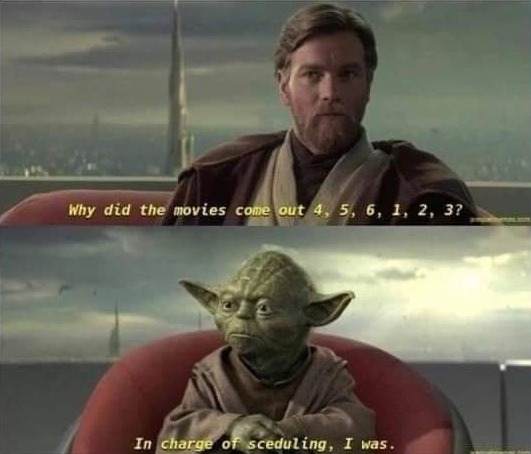 Yoda's fault it was - meme