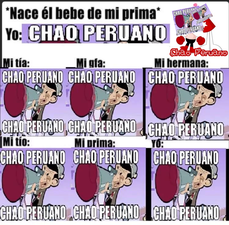 Chao peruano - meme