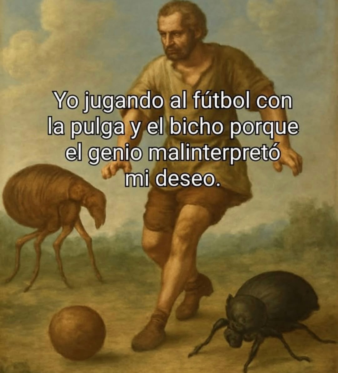 Cuando pides jugar con Messi y Cristiano pero el genio te manda la versión Wish - meme