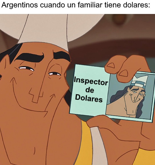 con permiso, Inspector de Dólares certificado - meme