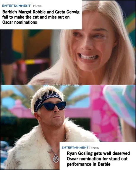 Oscar nominations 2024 meme
