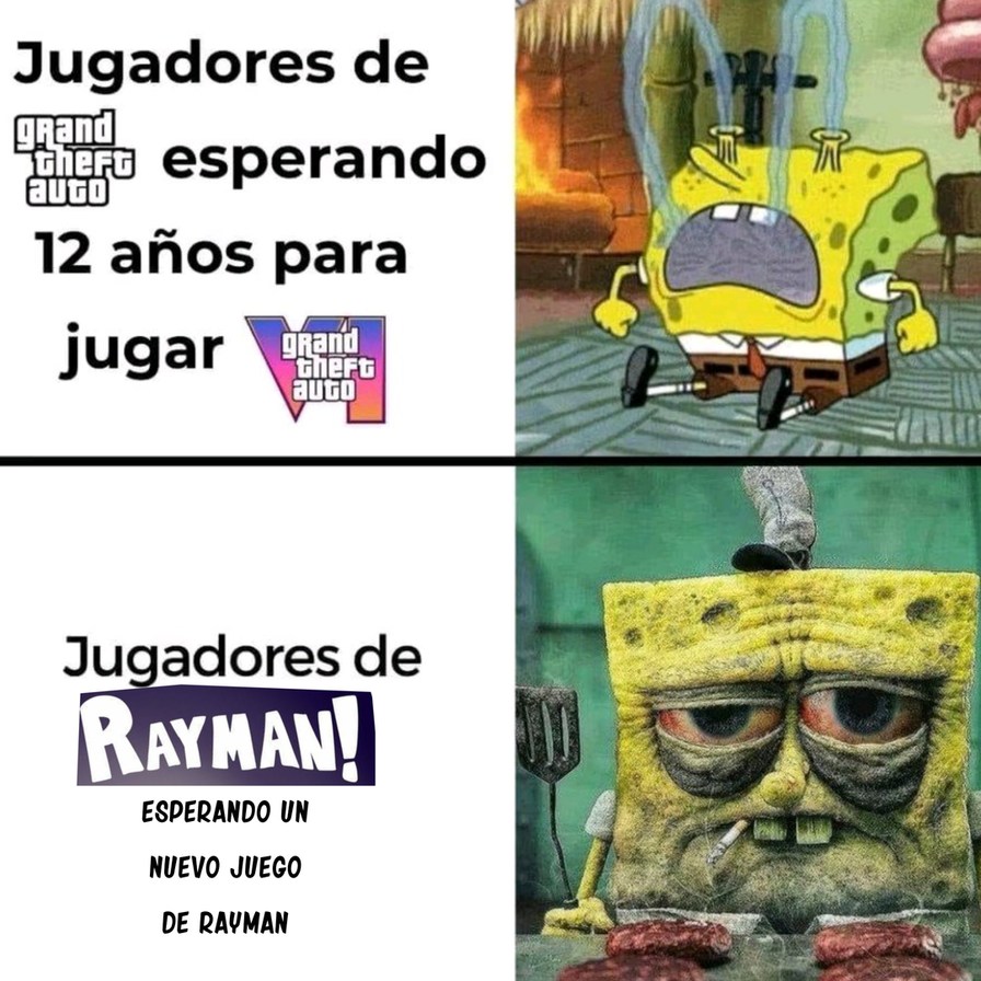 Extraño a Rayman... - meme