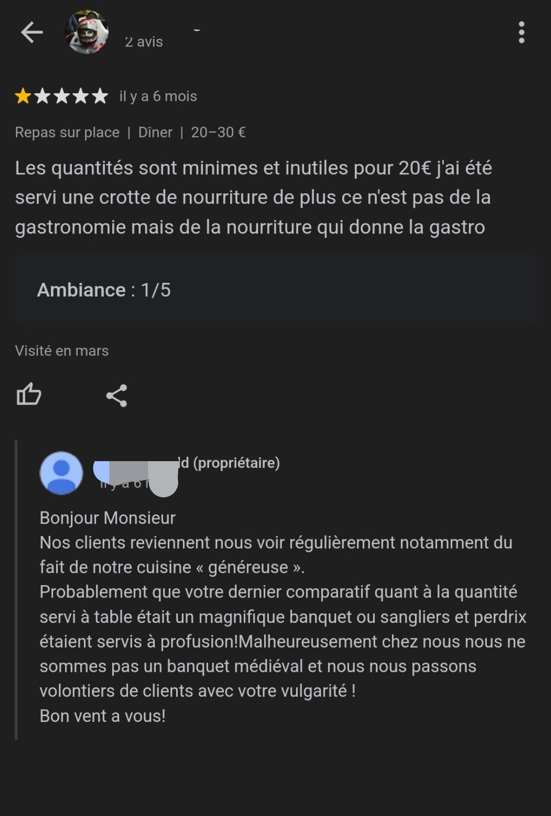 Ce pote quand il va au restaurant : - meme