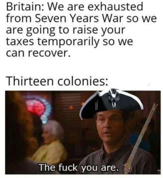 Britain colonies meme