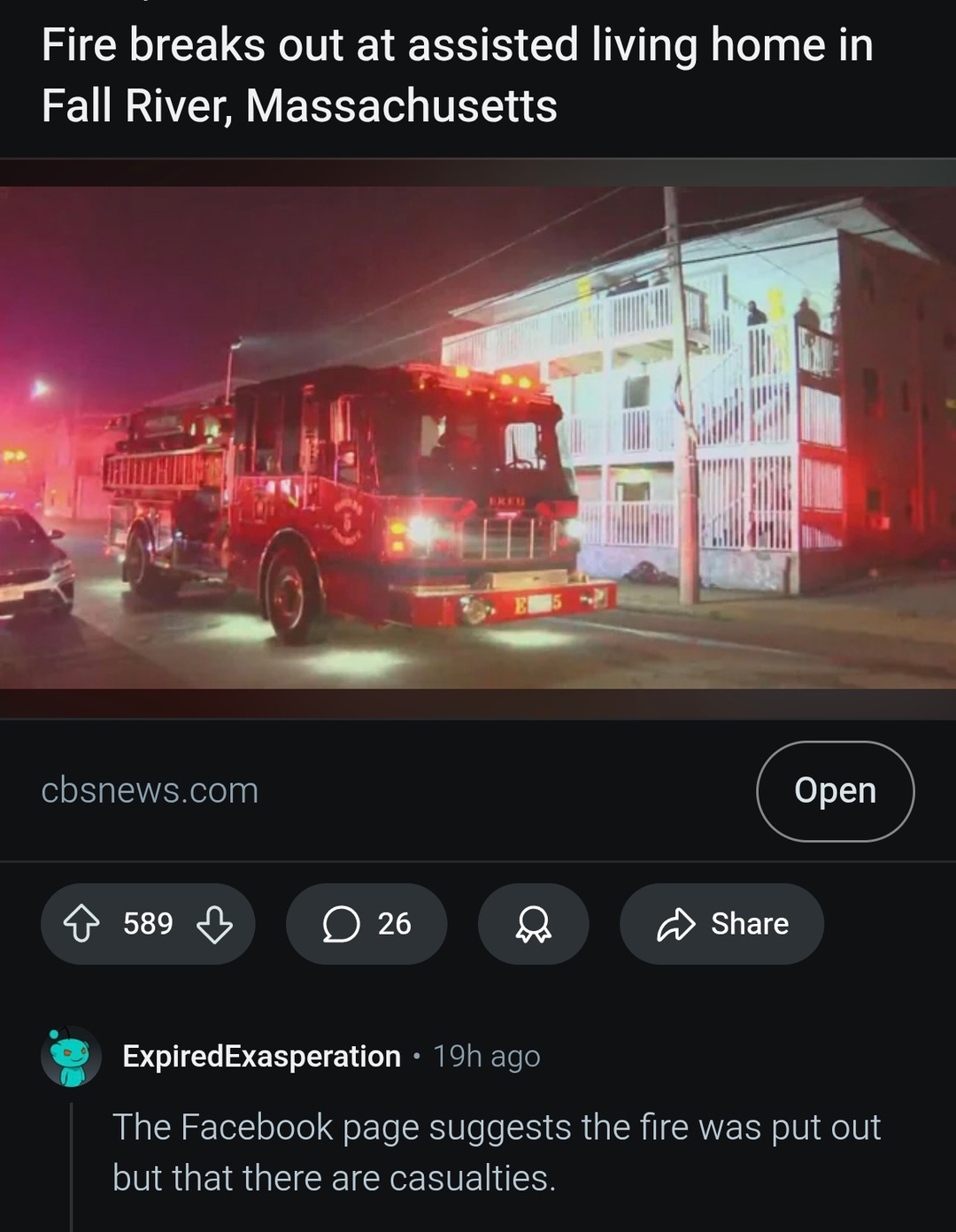 Fire at assisted living home in Fall River leaves casualties - meme