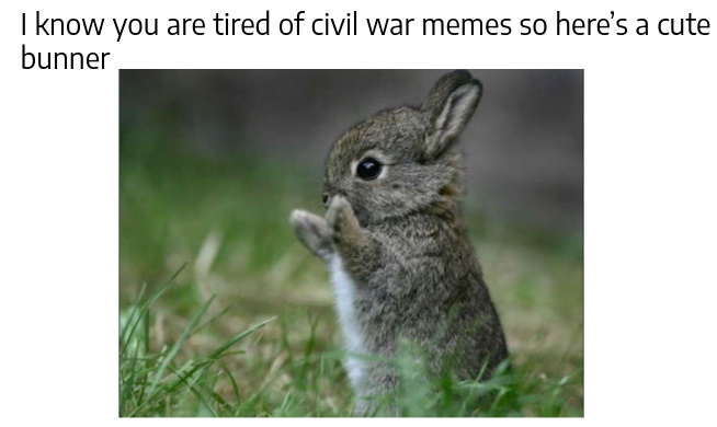 Civil War memes are tiring
