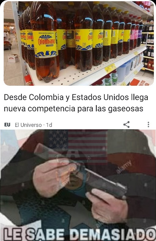 le mie condoglianze per la Colombia - meme