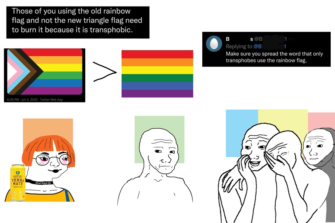 Embrace traditional gayhood (or if you're religious, steal the symbol back) - meme