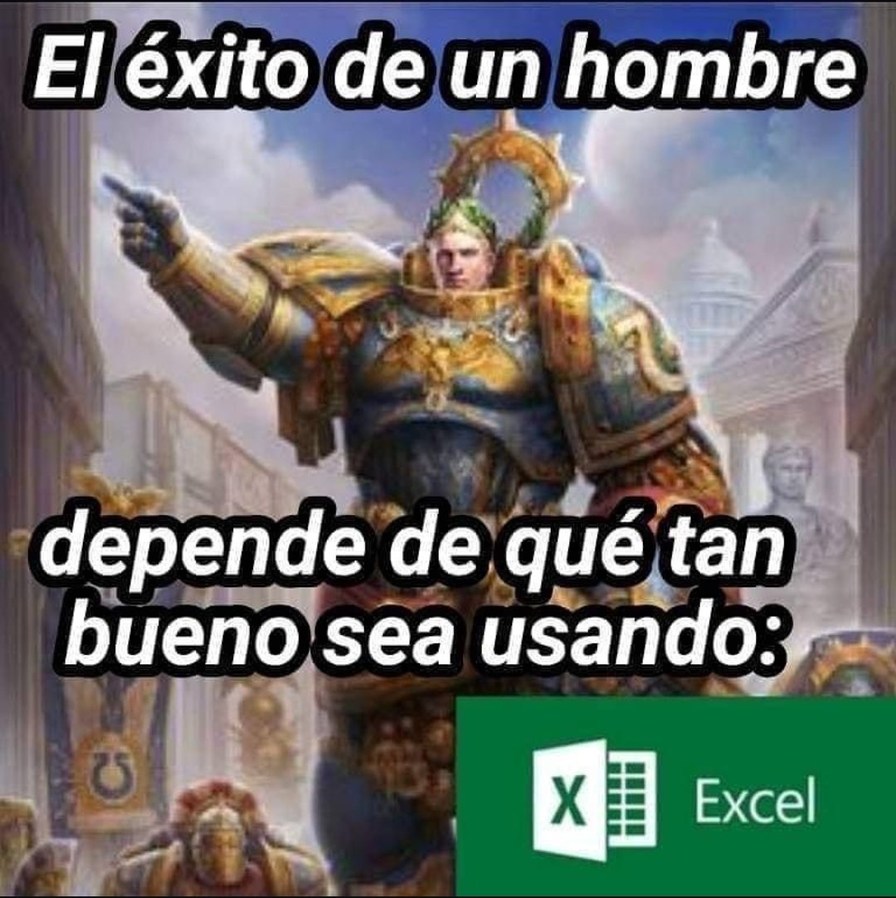 No se usar Excel - meme