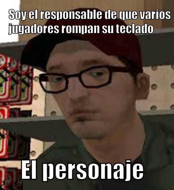 Pobres teclados - meme