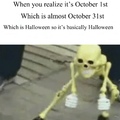some skeleton meme OC