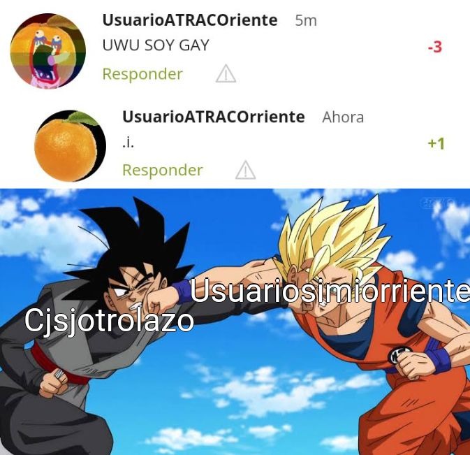 Otra vez empieza la pelea de los baiters ardidos - meme