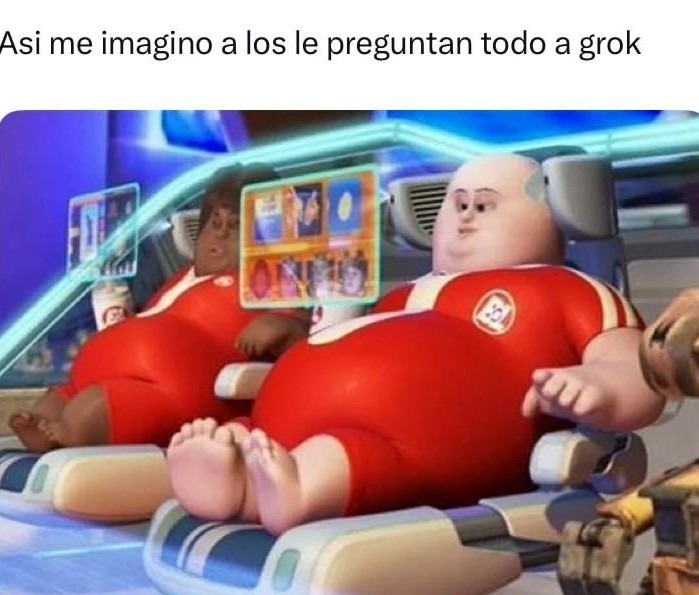 Así me imagino a los que no hacen nada sin preguntarle al chat - meme