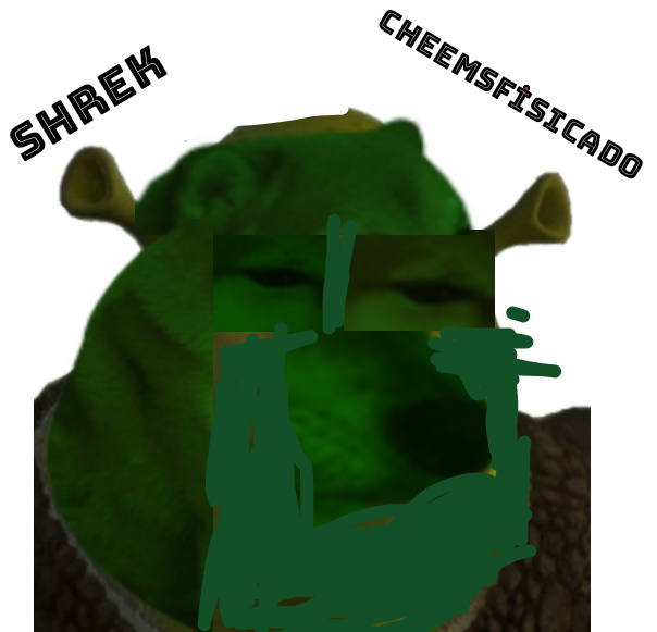 He cheemsfisicado a shrek - meme