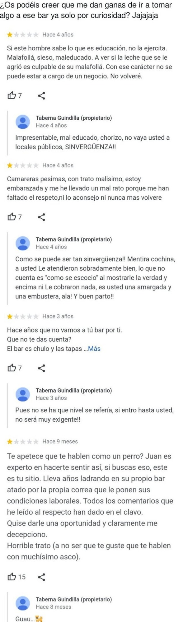 Pinche restaurante todo malo, vamos a ir a probarlo - meme