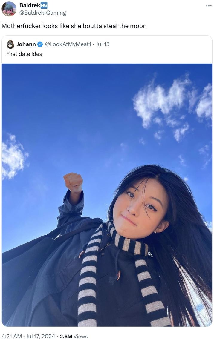Korean Girl punching meme