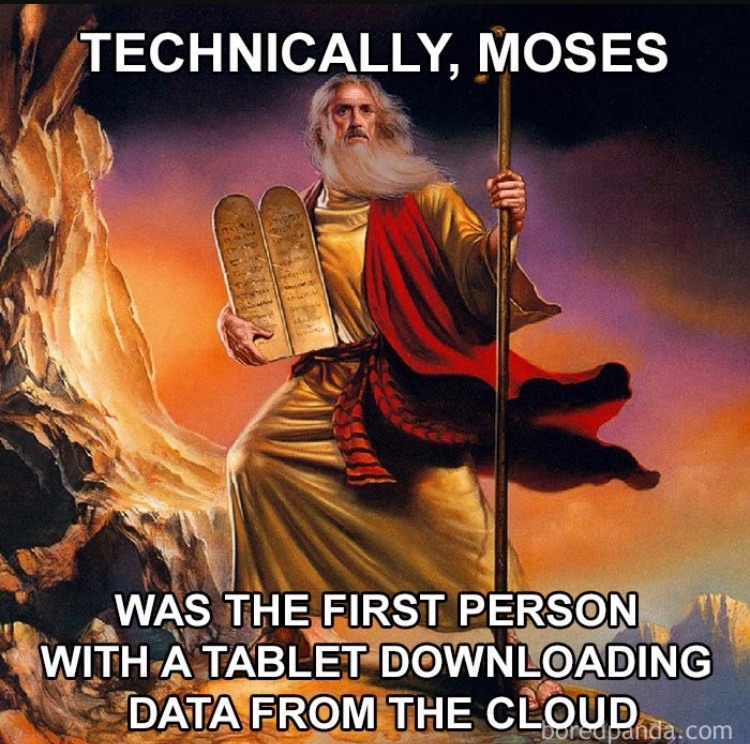 Moses the internet troll - meme