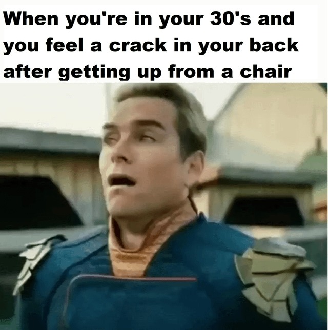 Getting old - meme