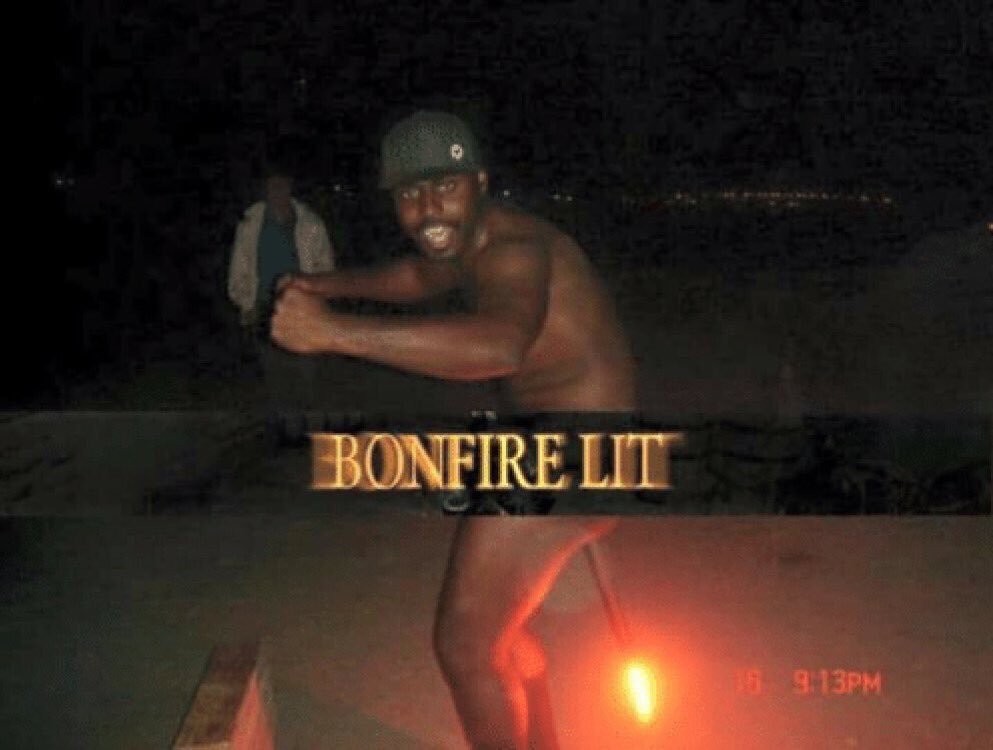 Bonfires bring me a feeling of peace - meme
