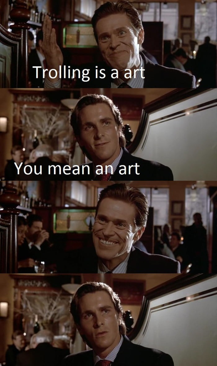 The artist and his art - meme